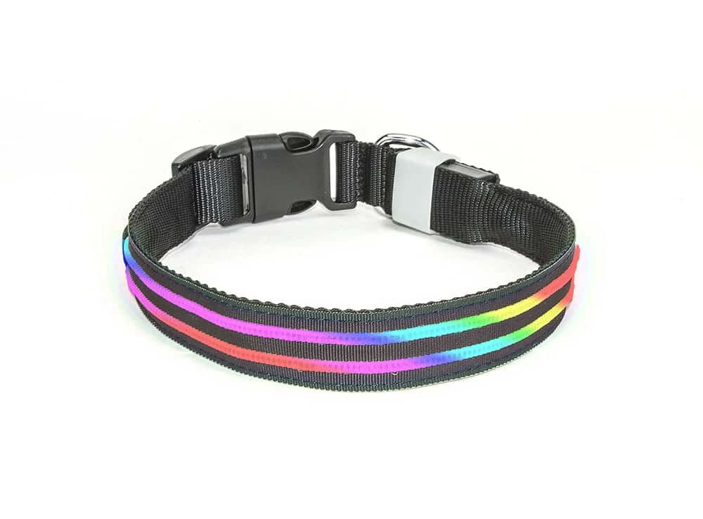 Led Halsband Waterproof Multicolor - 60cm Hond
