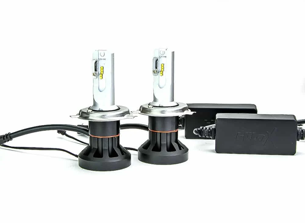 H4 XTR Black LED kit, 5700K, Hilox Performance, Duo