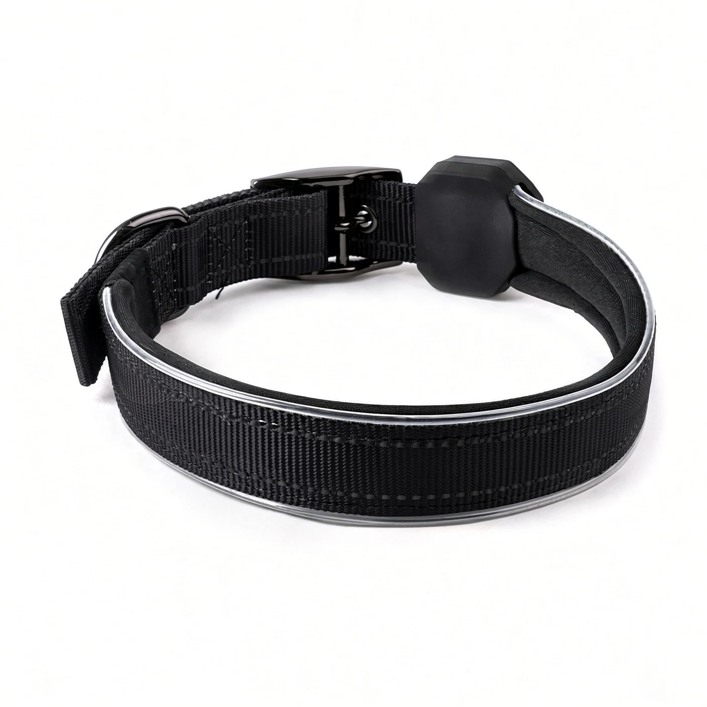 LED Halsband Oplaadbaar Zwart 54-60cm PX3 Hilox