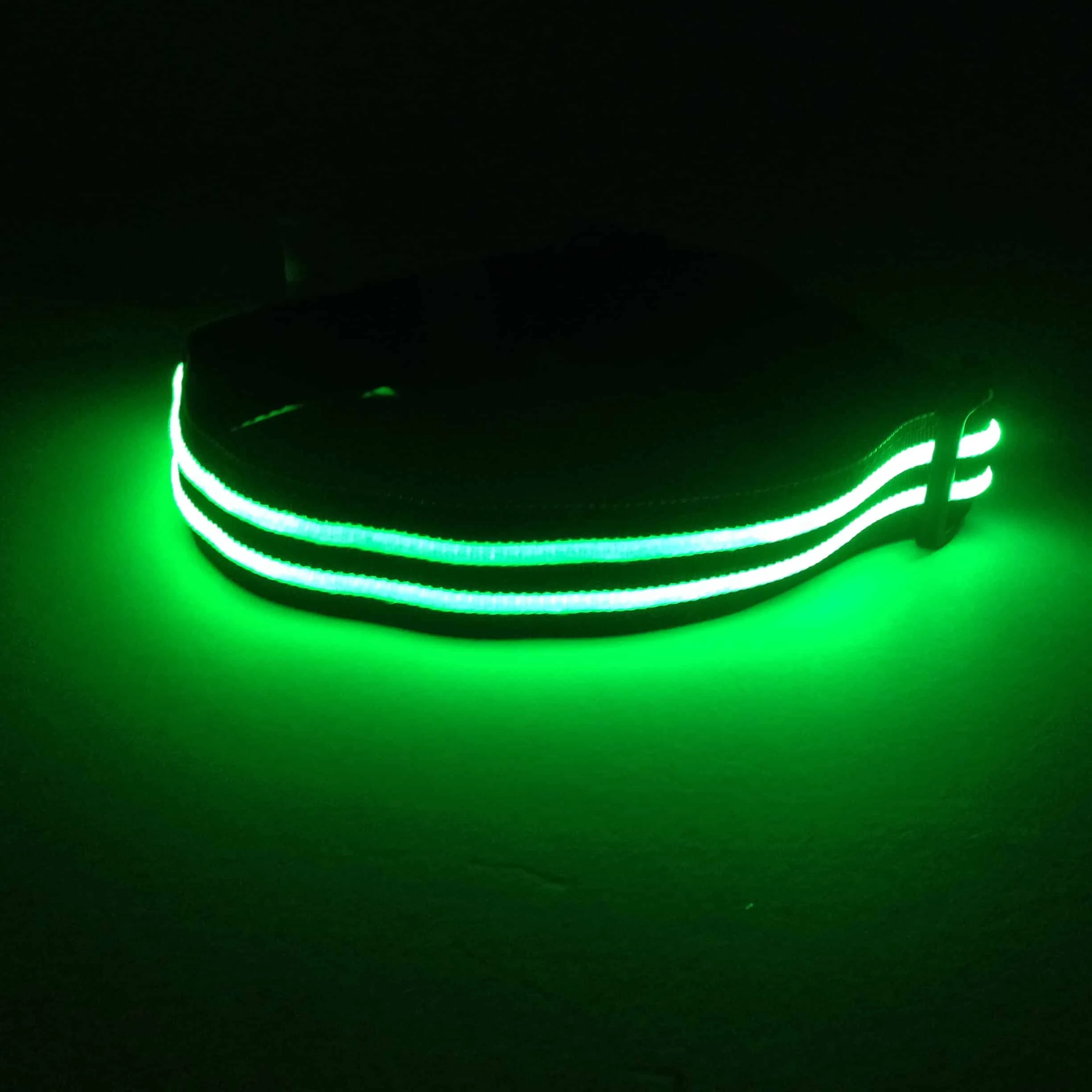 LED Halsband Waterproof Groen 60-80cm PX1+ Hilox