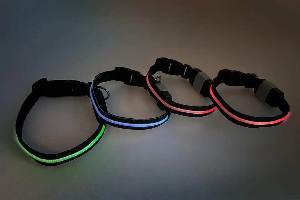 LED Halsband Oplaadbaar Groen 26-28cm PX4 Hilox