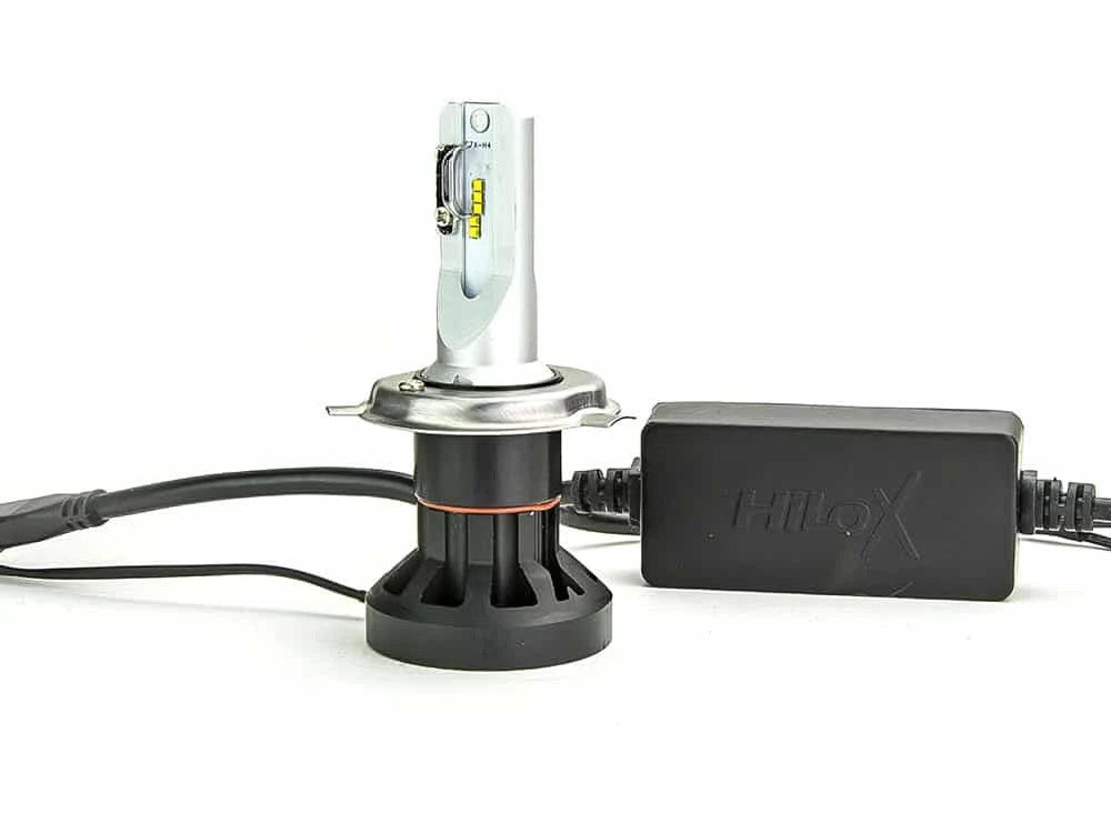 H4 XTR Black LED kit, 5700K, Hilox Performance, Solo