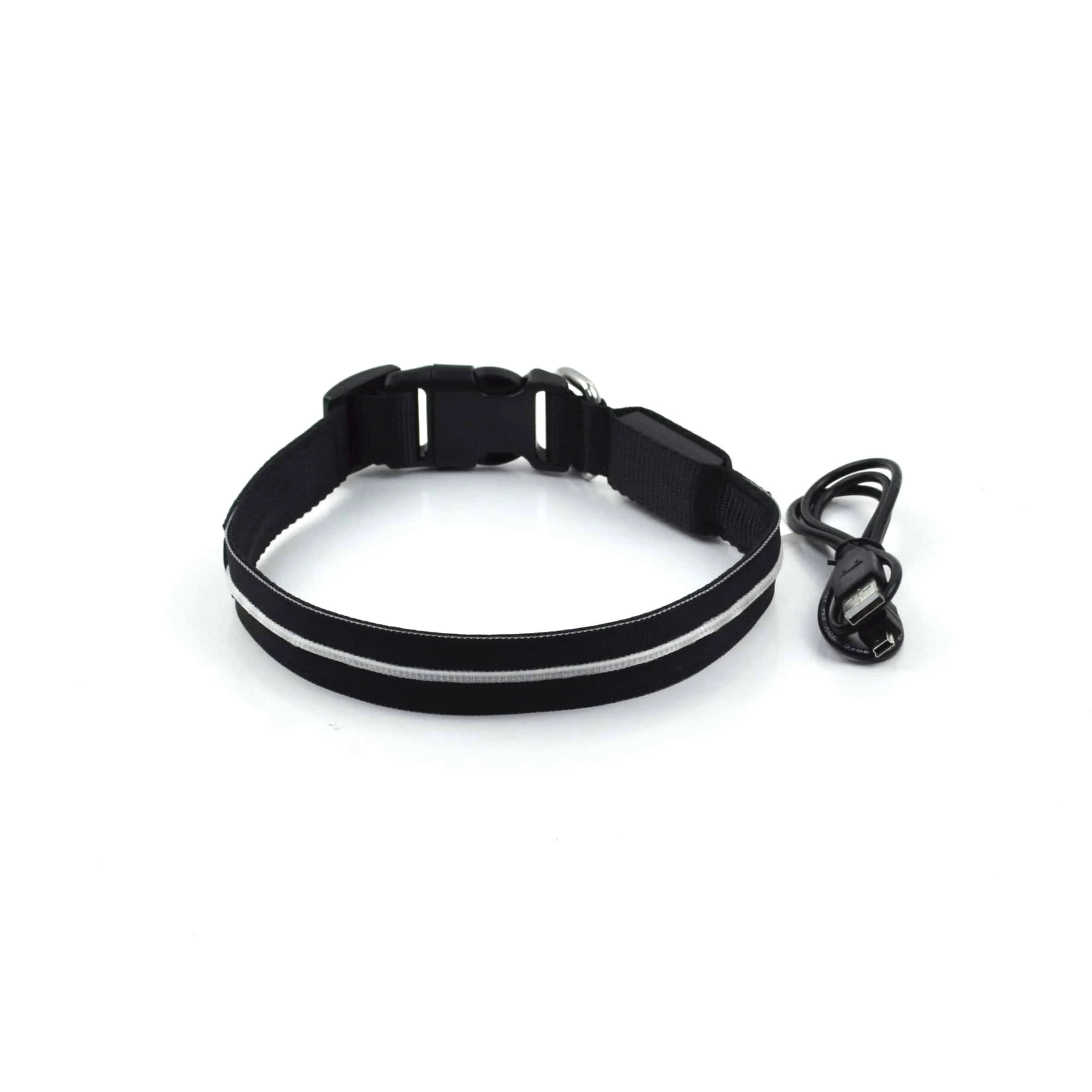 Led Halsband PX4 Groen - 40cm Hond