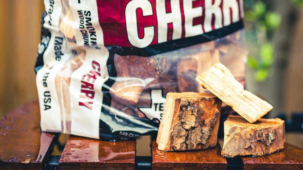 bbq rookhout chunks kers cherry