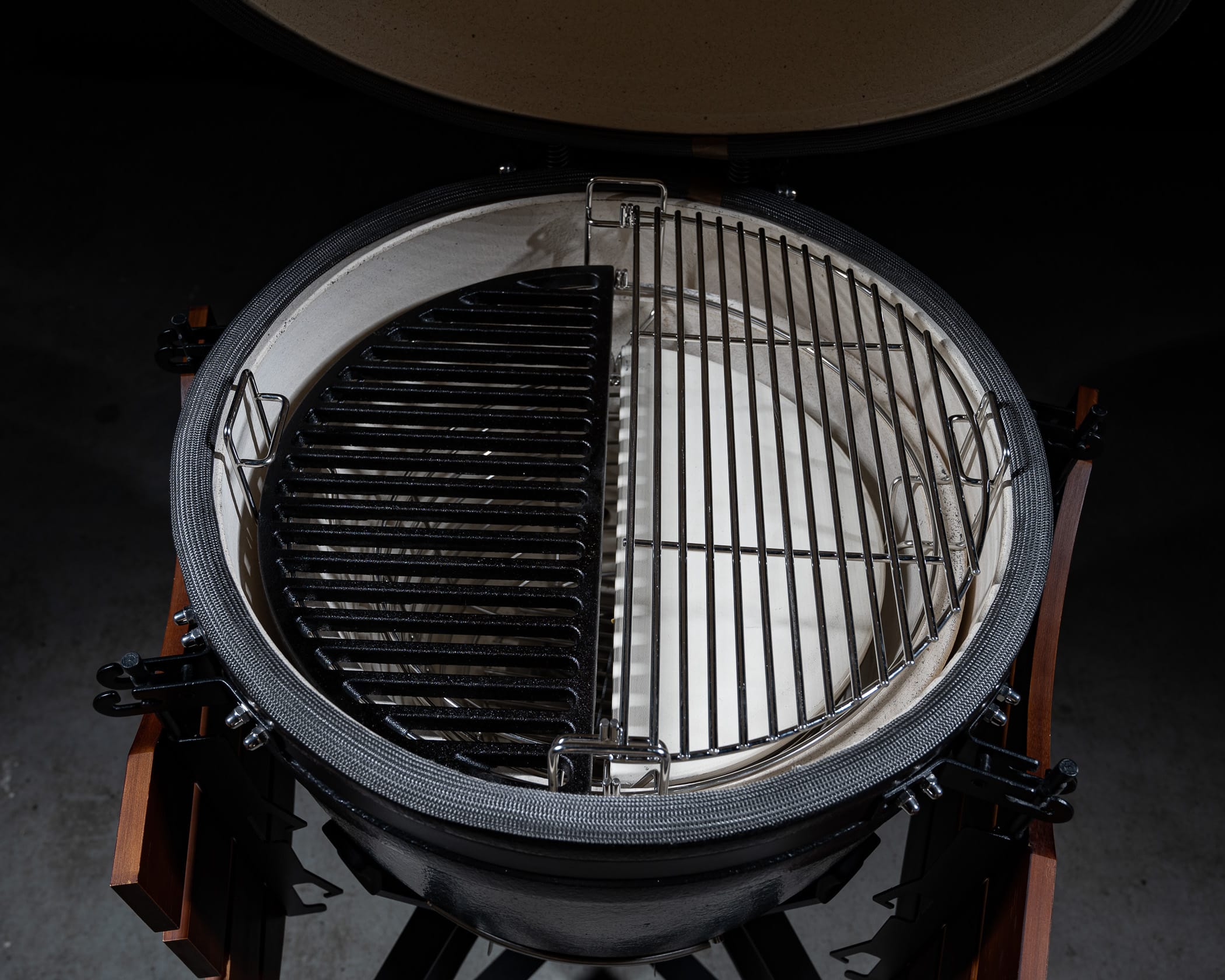 XL Kamado BBQ 23.5" Solo, Grill Bill Pro III