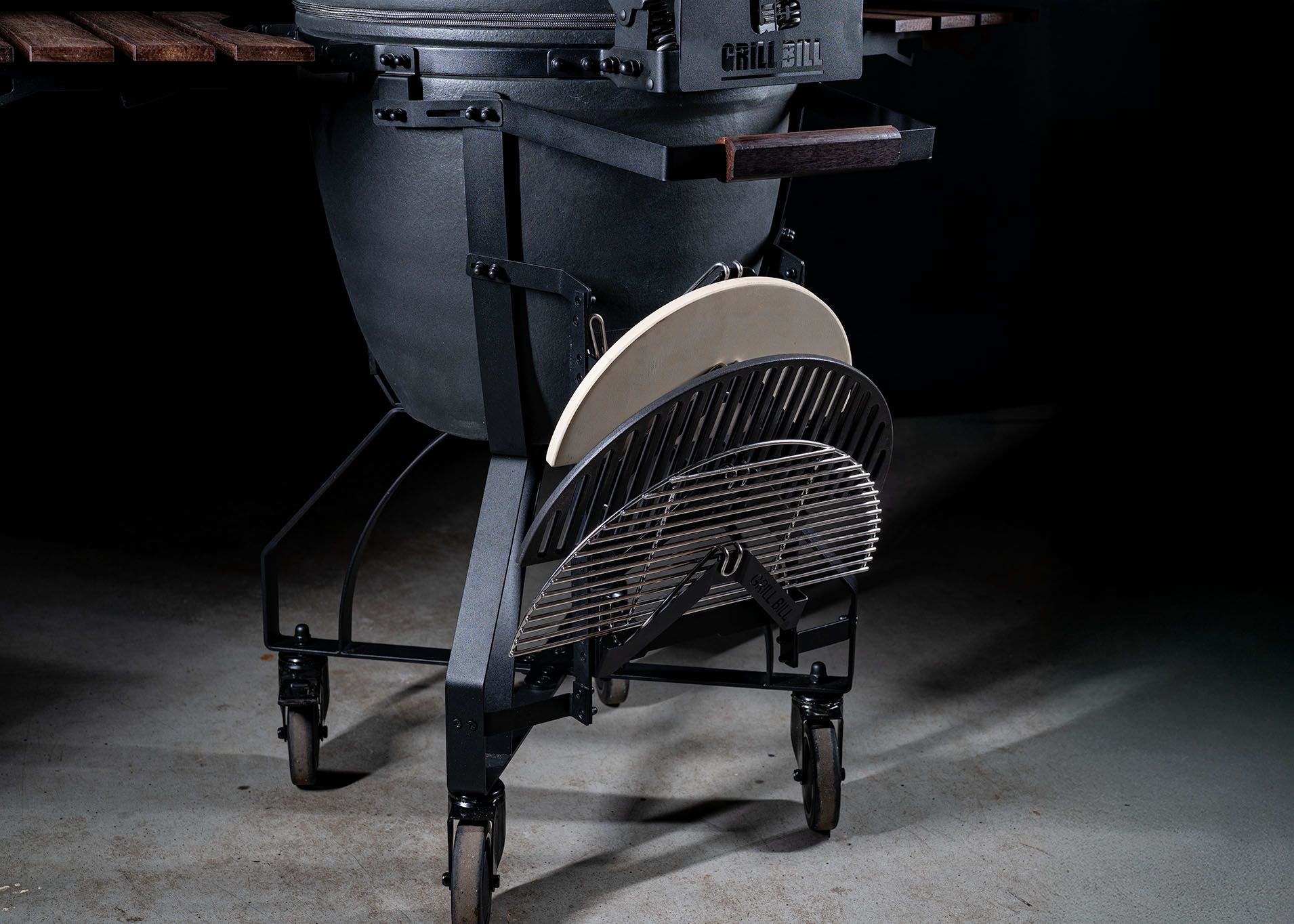 Large Kamado BBQ 21", Grill Bill Pro III