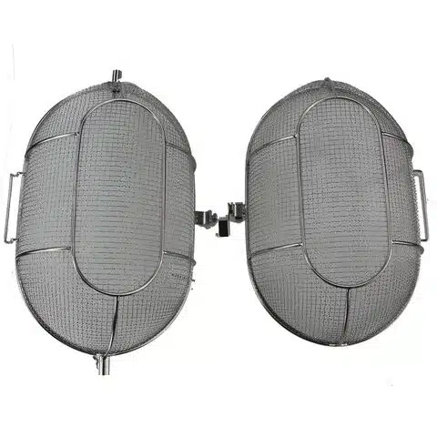 RVS Rotisserie Mand voor Kamado BBQ - PiRo Original