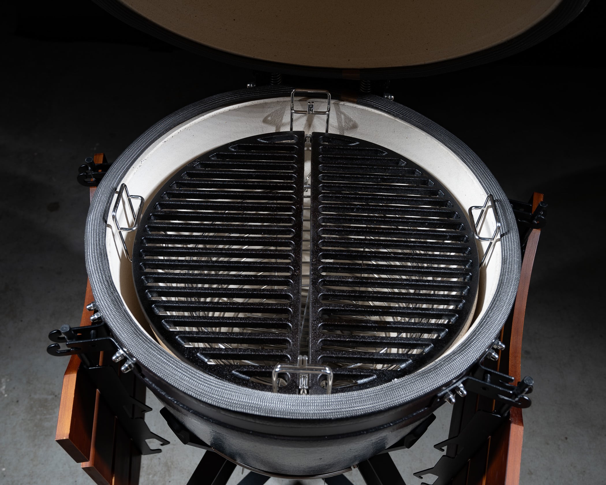 Large Kamado BBQ 21", Grill Bill Pro II - Solo
