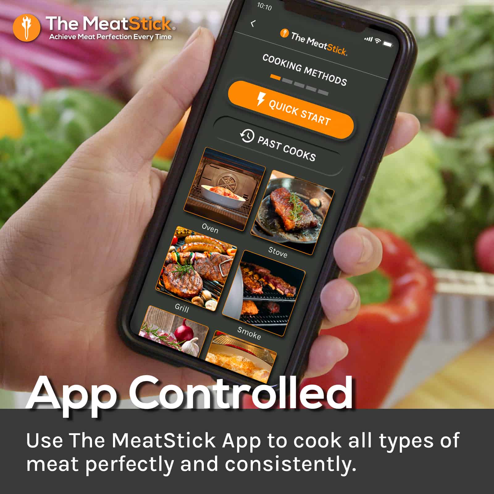 Draadloze Thermometer - The Meatstick X Set - Zwart