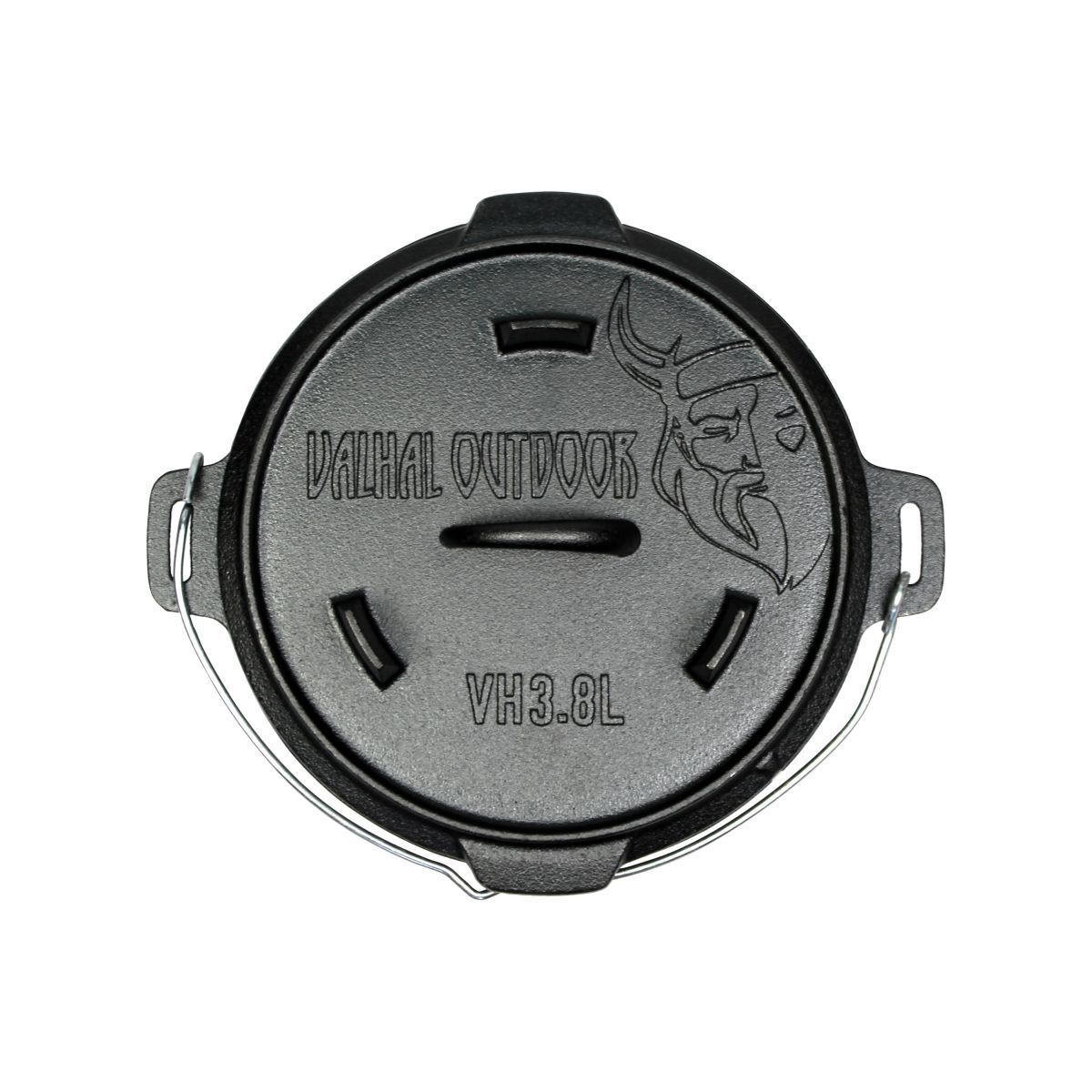 Dutch Oven 3.8L - Valhal Outdoor - zonder pootjes