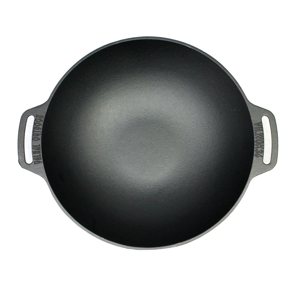 Wokpan 36cm - Valhal Outdoor - twee handvatten