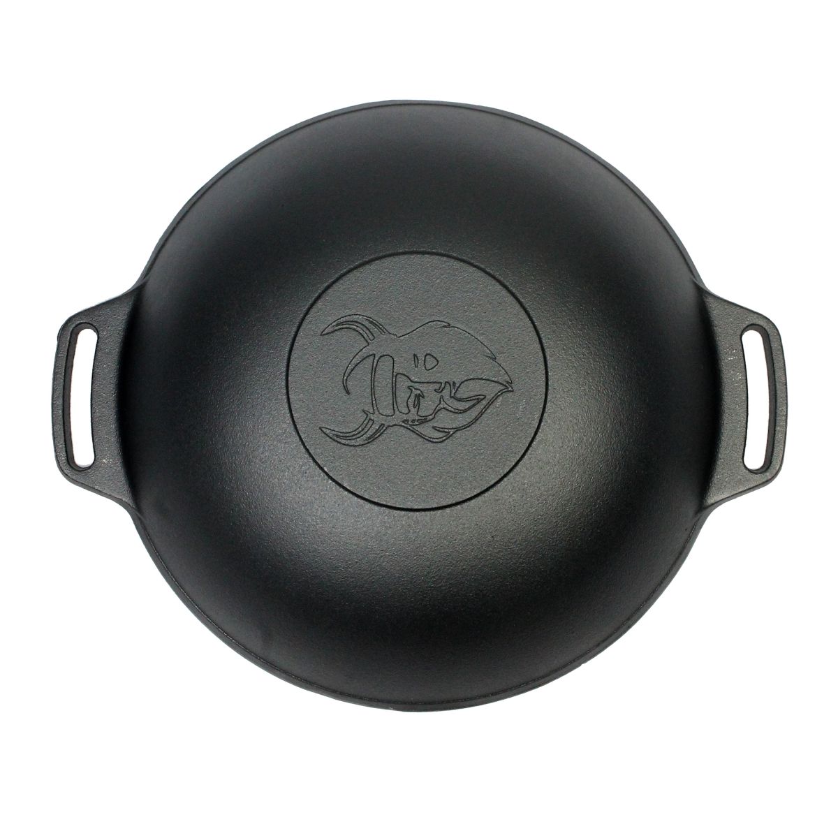 Wokpan 36cm - Valhal Outdoor - twee handvatten