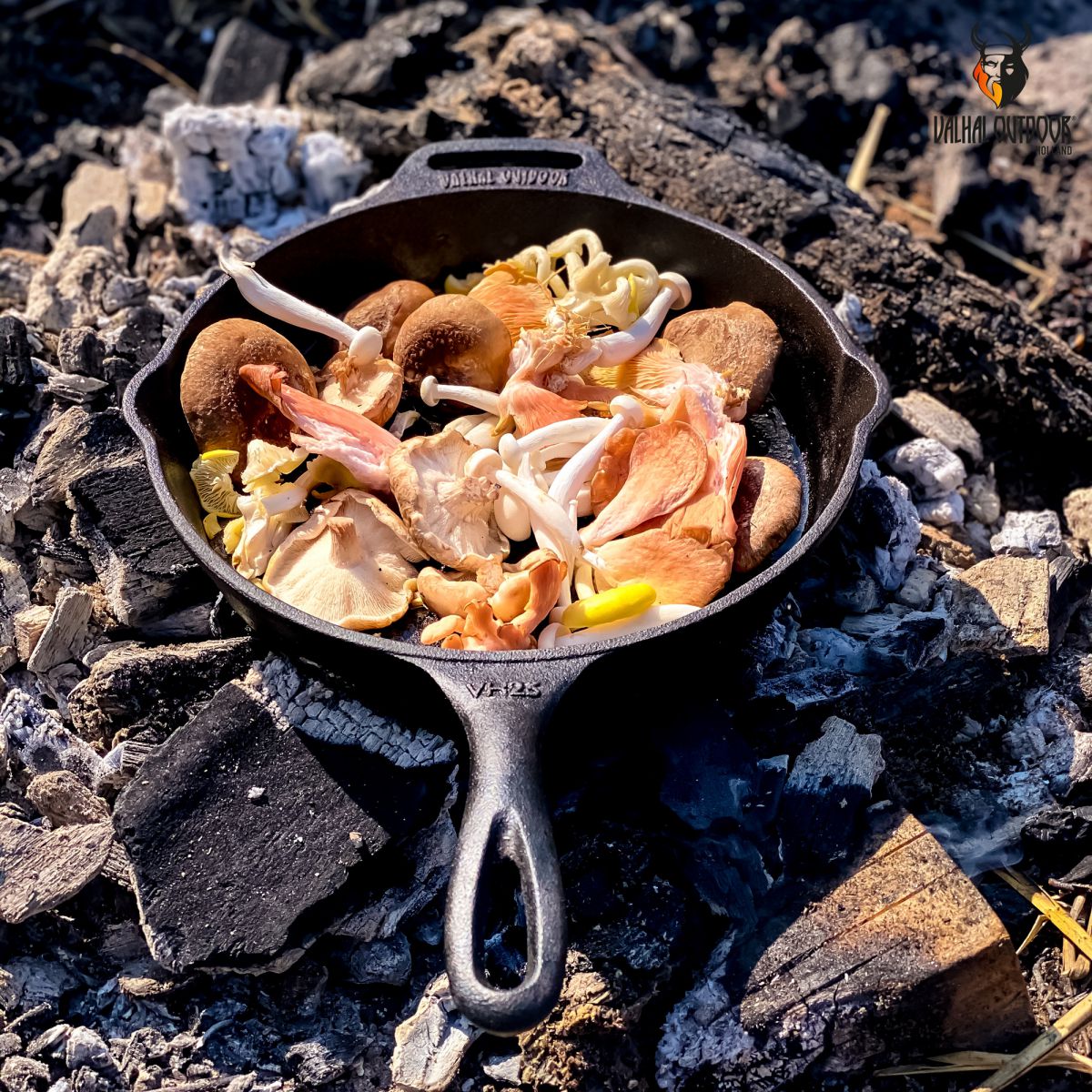 Skillet 25cm - Valhal Outdoor - met steel