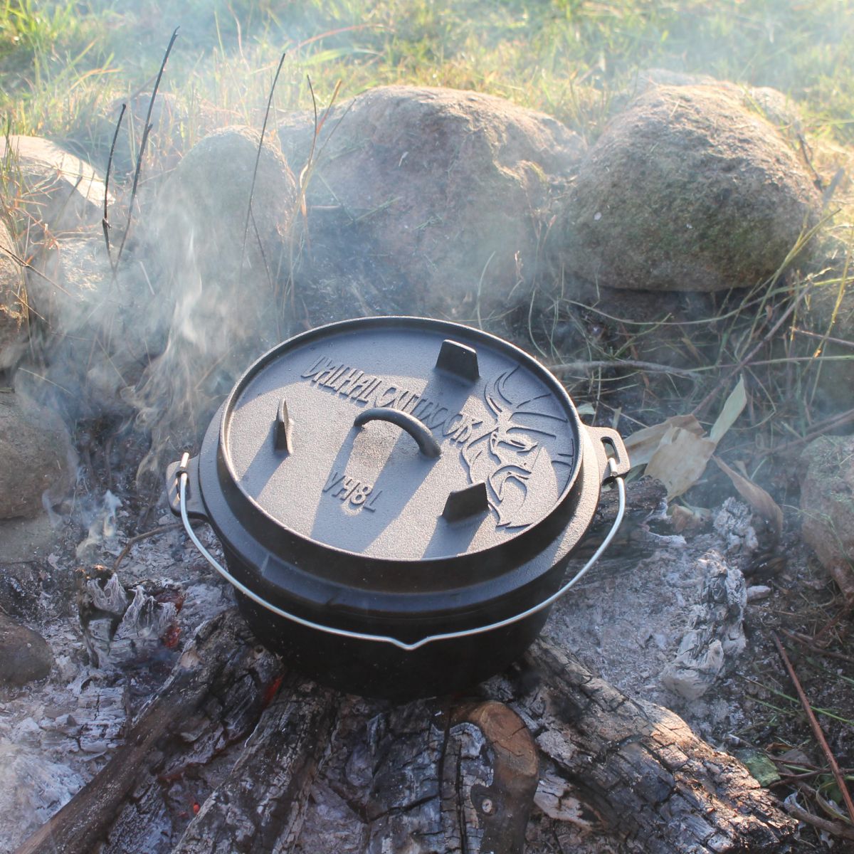 Dutch Oven 8L - Valhal Outdoor - zonder pootjes