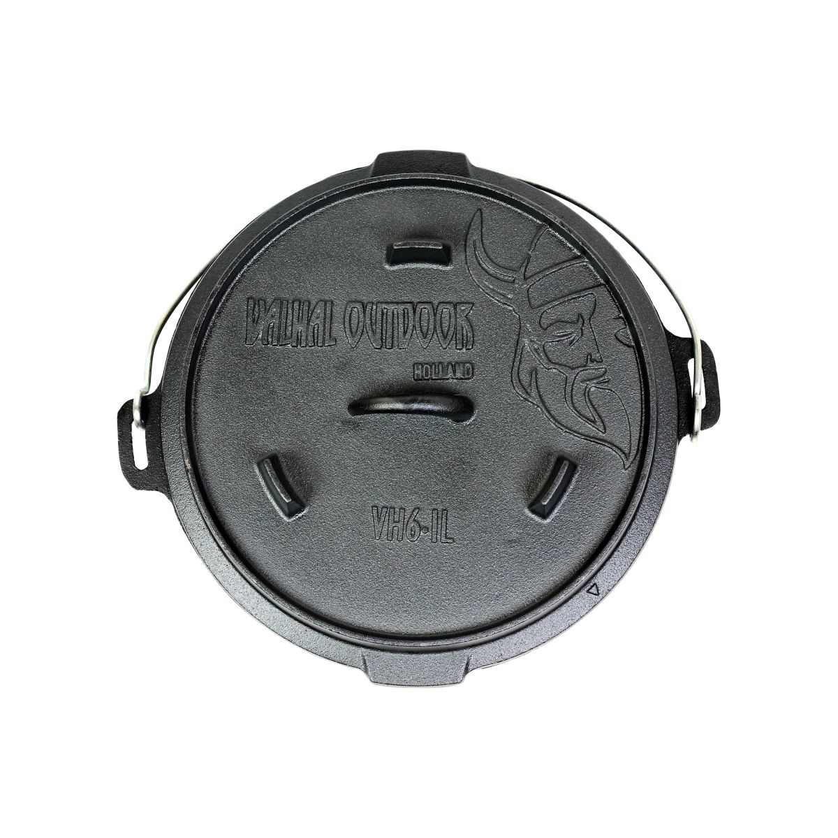 Dutch Oven 6.1L - Valhal Outdoor - met pootjes