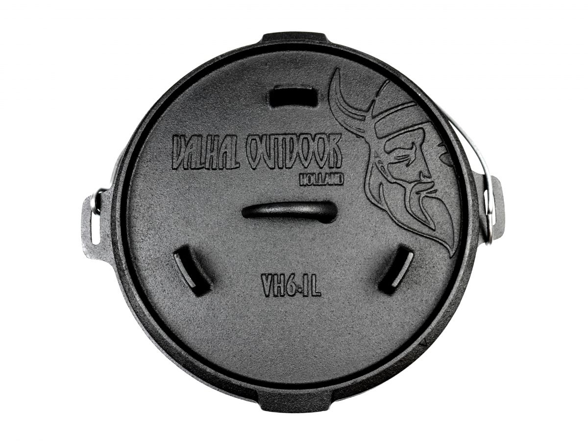 Dutch Oven 6.1L - Valhal Outdoor - zonder pootjes